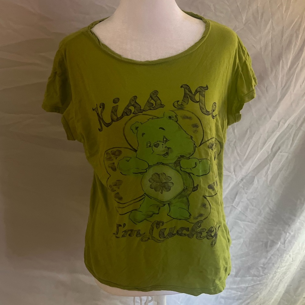 Care Bears Olive Green Short Sleeve Tee